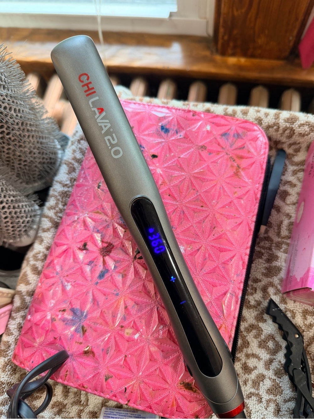Chi Lava 2.0 Flat Iron Hair Straightener - Gray